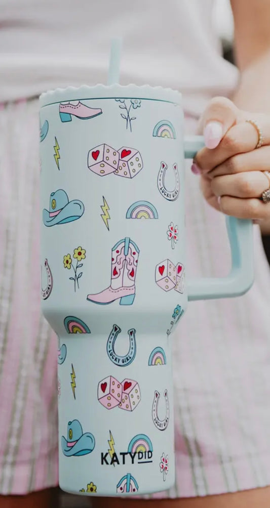 Lucky Western tumbler