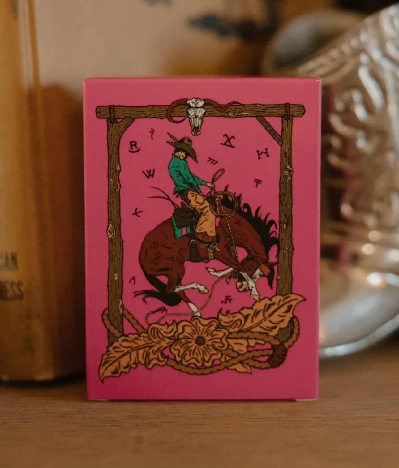 Pink Outlaw playing cards