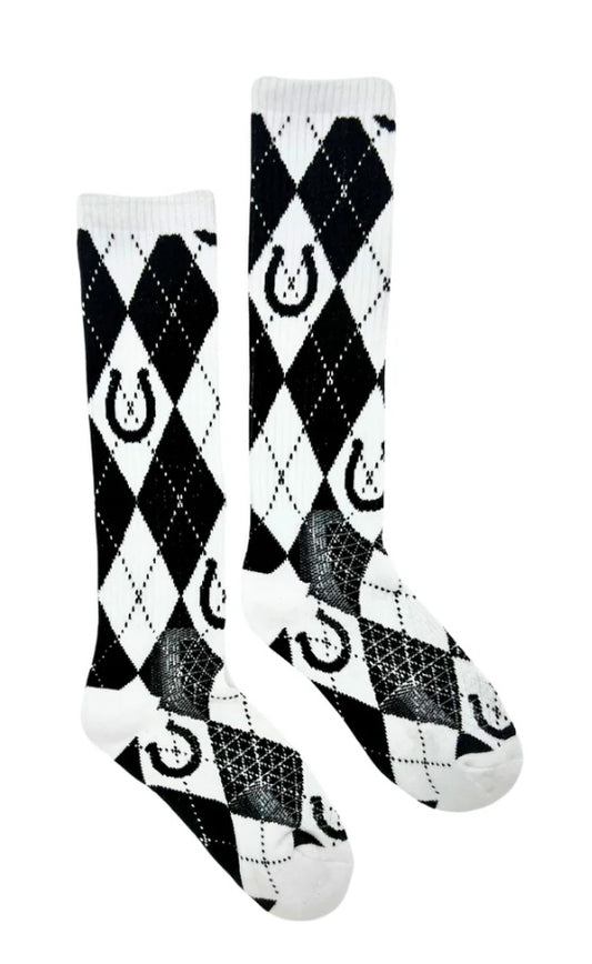 Lucky Chuck argyle boot socks