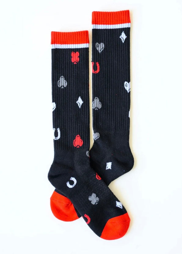 Lucky Chuck Viva La Luck boot socks