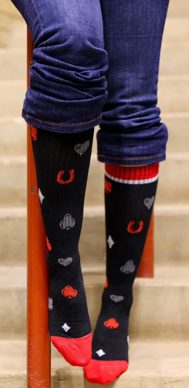 Lucky Chuck Viva La Luck boot socks