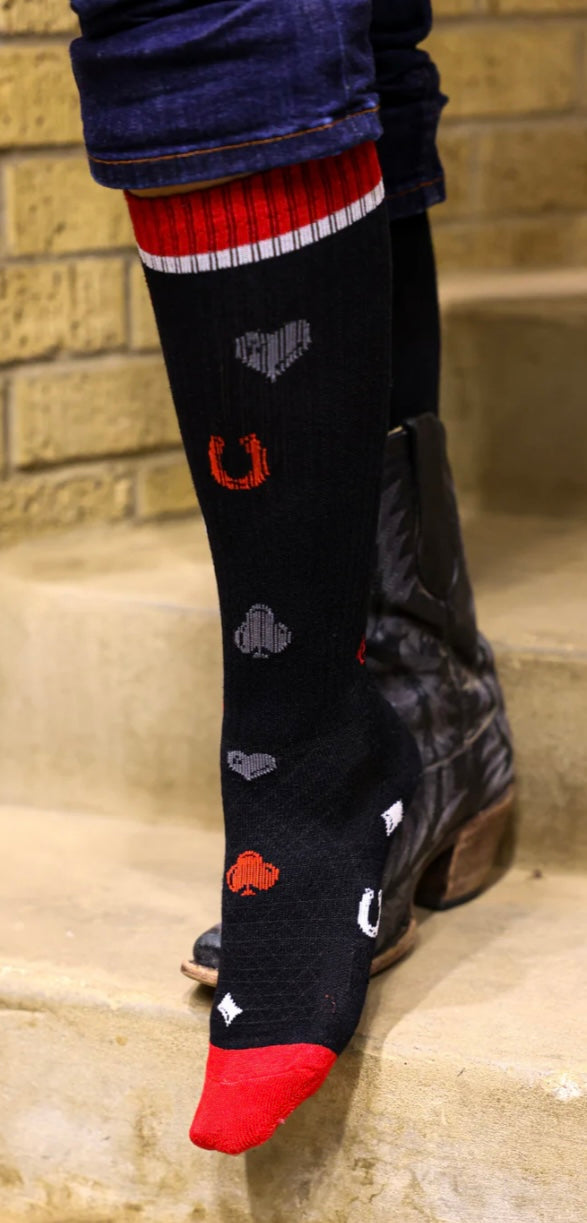 Lucky Chuck Viva La Luck boot socks