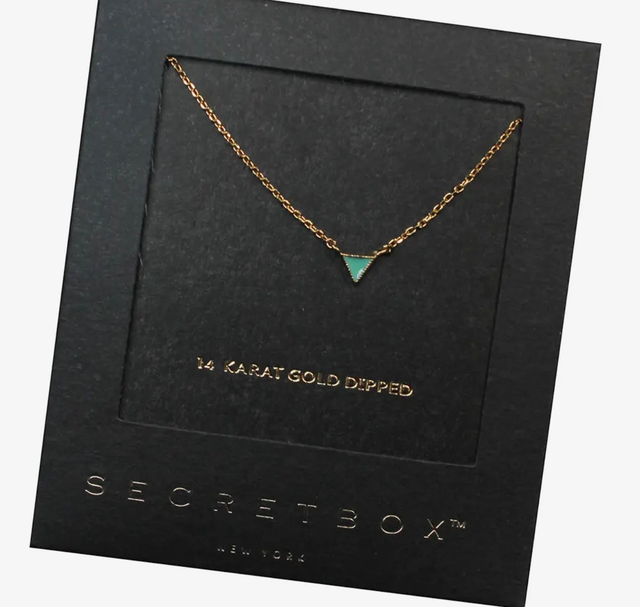Gold dipped turquoise necklace