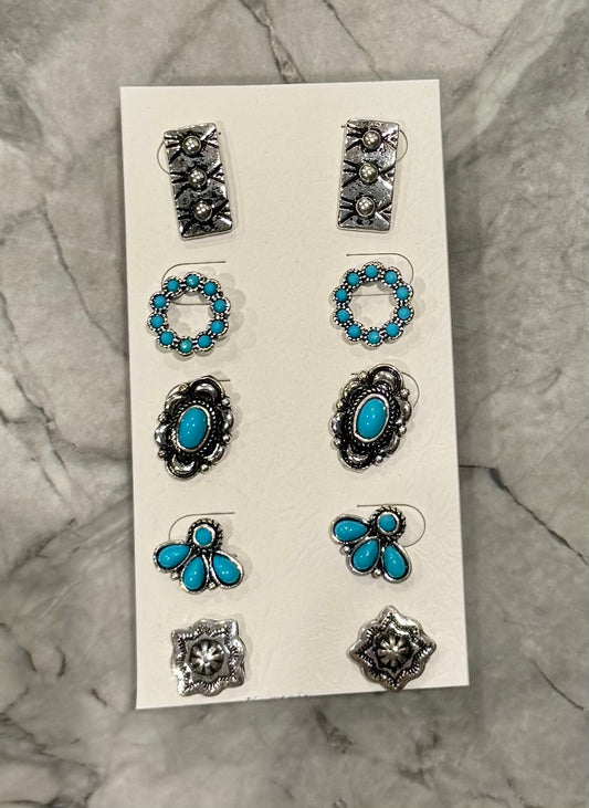 5pk earrings