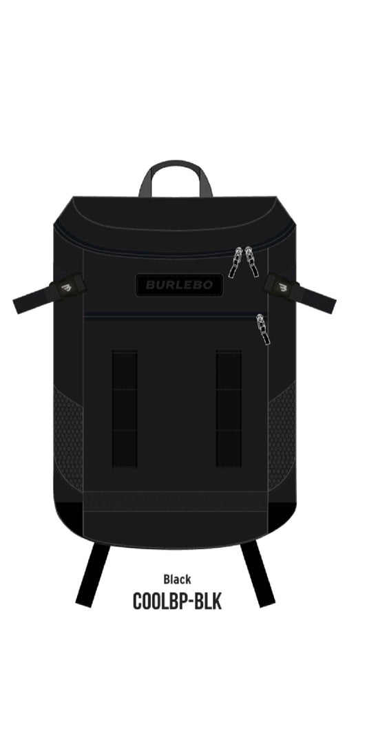Cooler Backpack Burlebo Black Fl