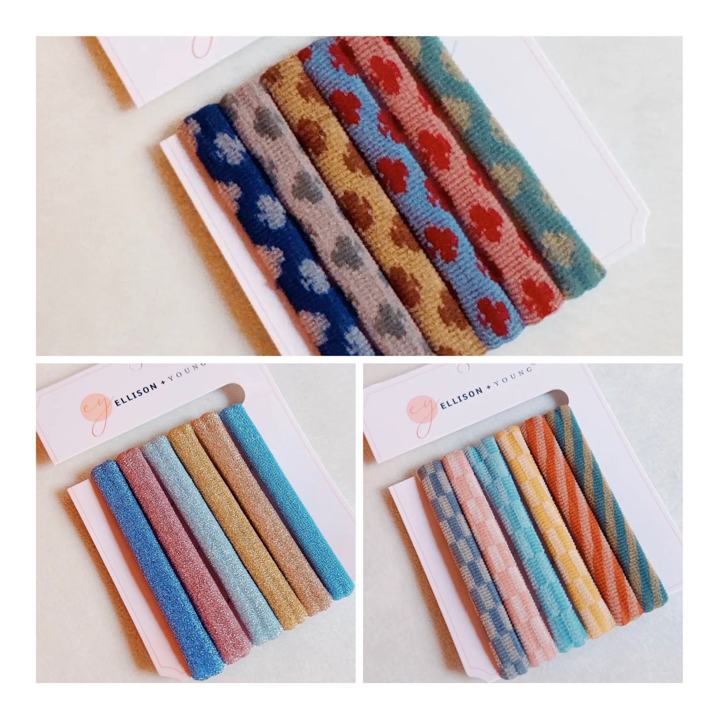 Pack of 6 hair ties