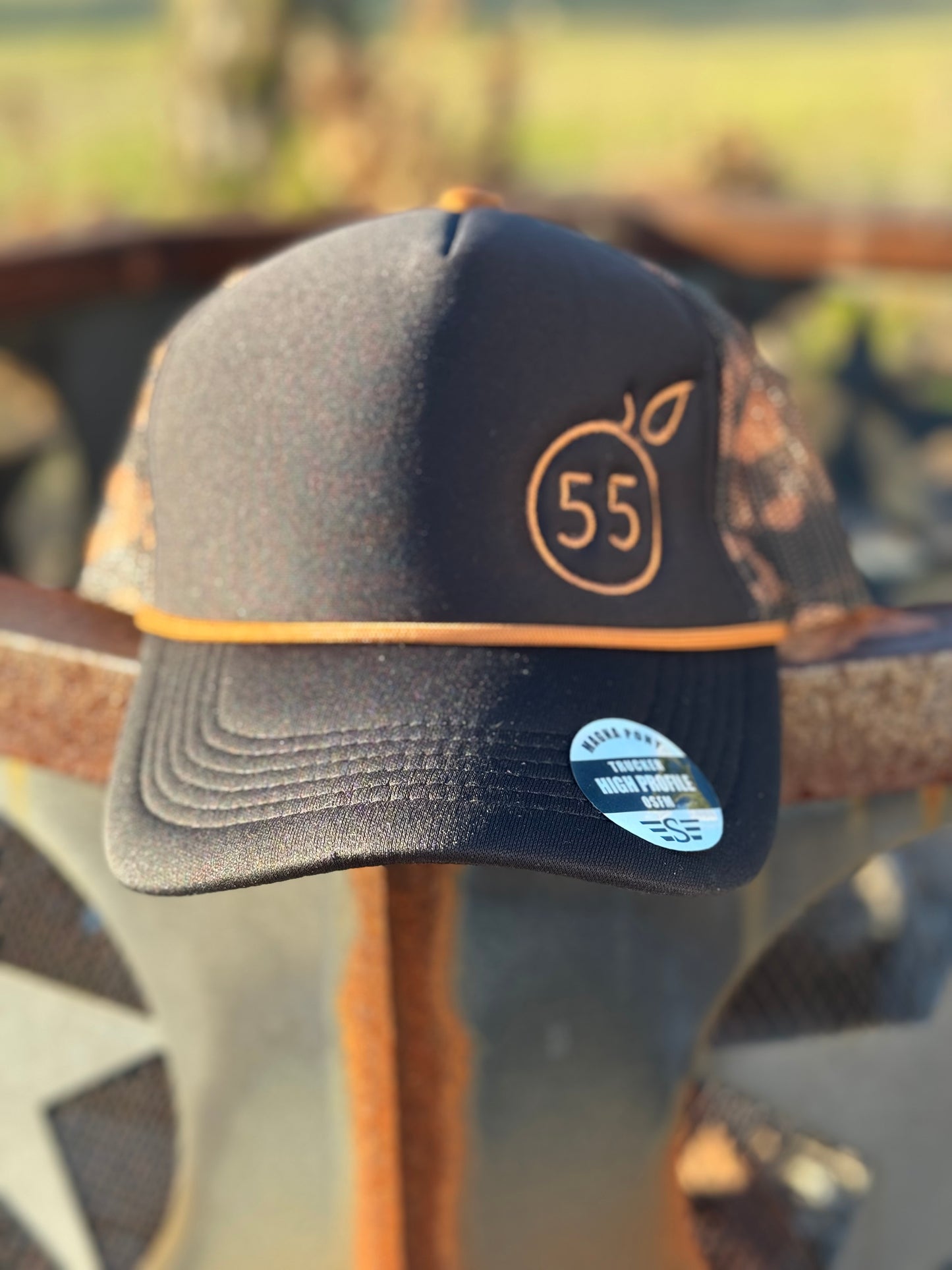 55 Branded brown cheetah hat