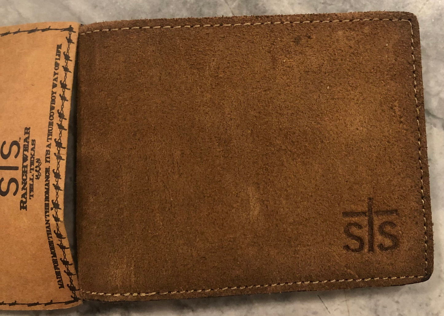 STS Calvary trifold wallet roughout