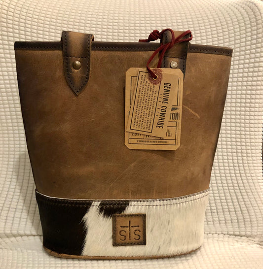 STS Cowhide double wine bag 1