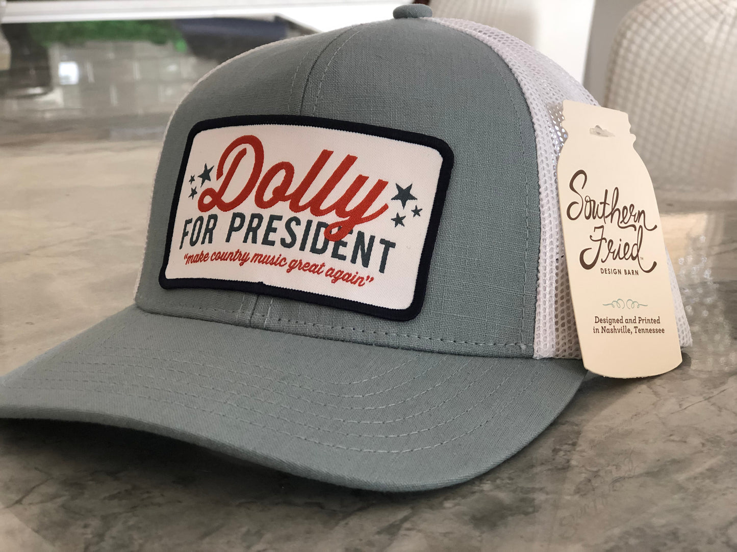 Dolly for President cap
