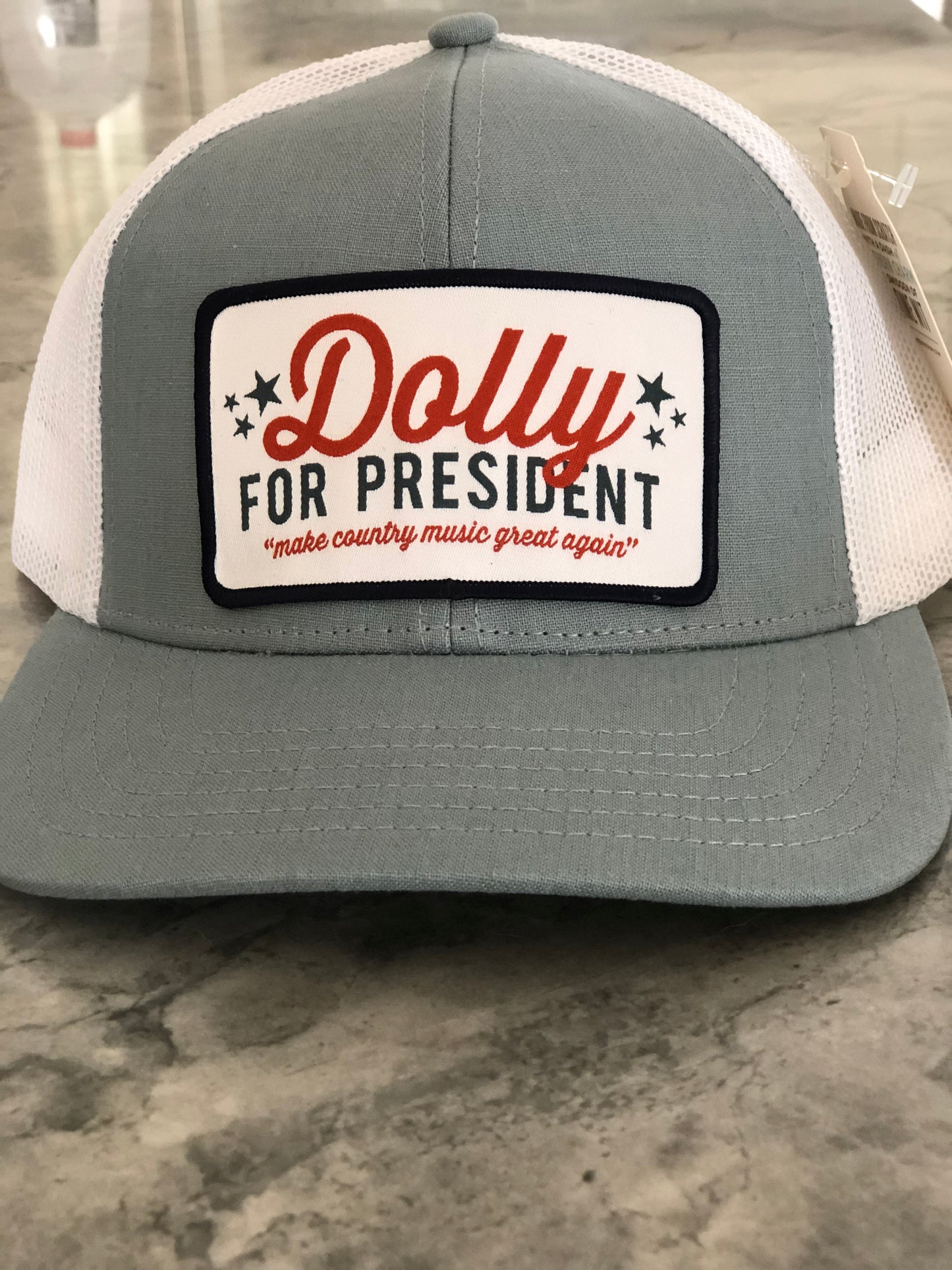 Dolly for President cap