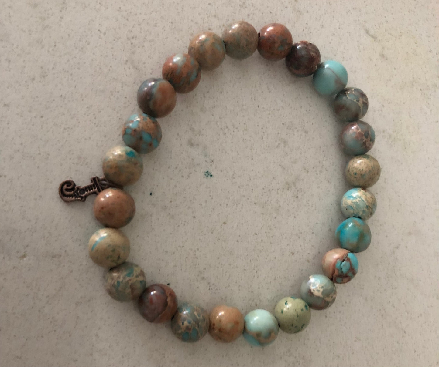 Natural turquoise stone bracelet