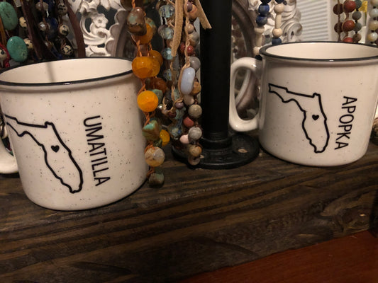 Umatilla or Apopka coffee mugs